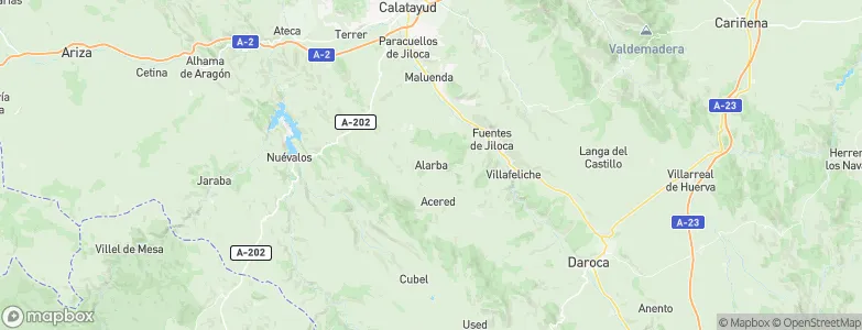 Alarba, Spain Map