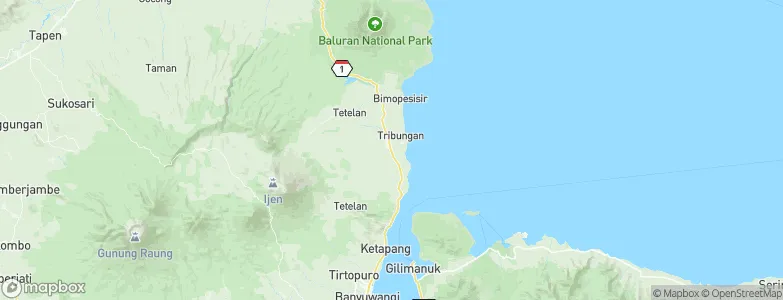 Alasbuluh, Indonesia Map