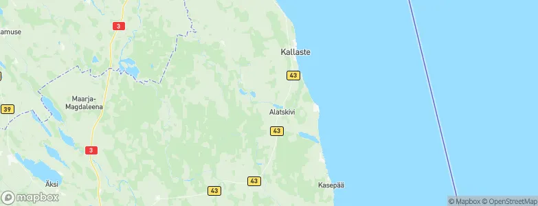 Alatskivi vald, Estonia Map