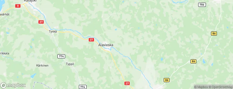 Alavieska, Finland Map