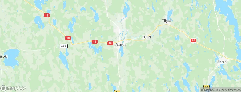 Alavus, Finland Map
