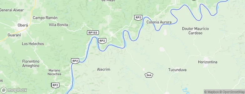 Alba Posse, Argentina Map