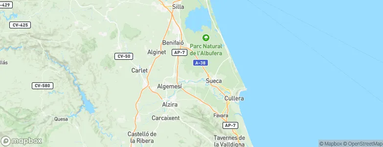 Albalat de la Ribera, Spain Map