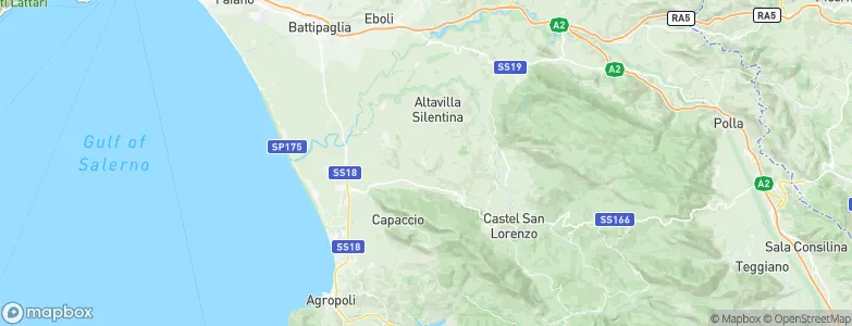 Albanella, Italy Map
