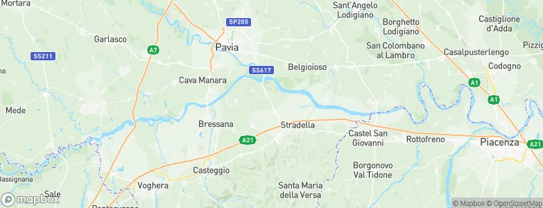 Albaredo Arnaboldi, Italy Map