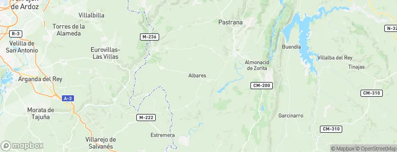 Albares, Spain Map