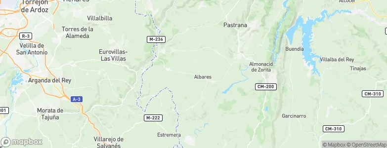 Albares, Spain Map