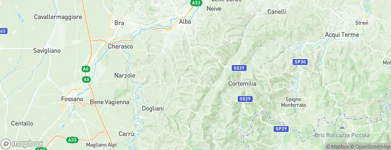 Albaretto della Torre, Italy Map