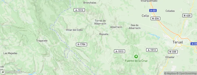 Albarracín, Spain Map