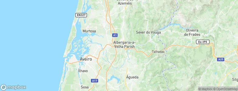 Albergaria-A-Velha Municipality, Portugal Map
