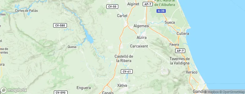 Alberic, Spain Map