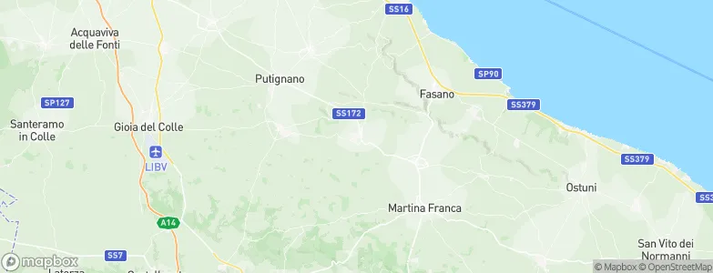 Alberobello, Italy Map