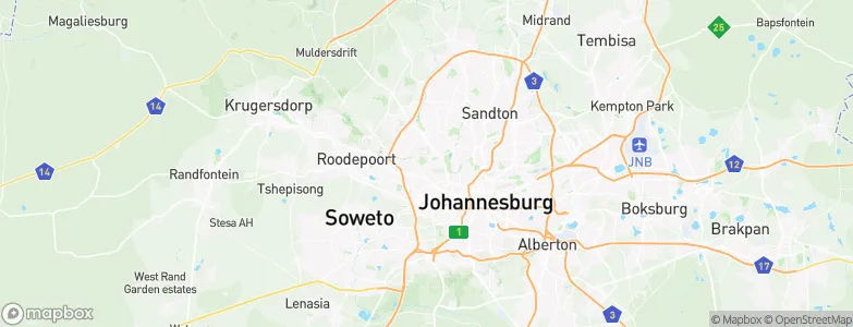 Albertskroon, South Africa Map