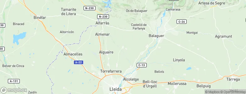 Albesa, Spain Map