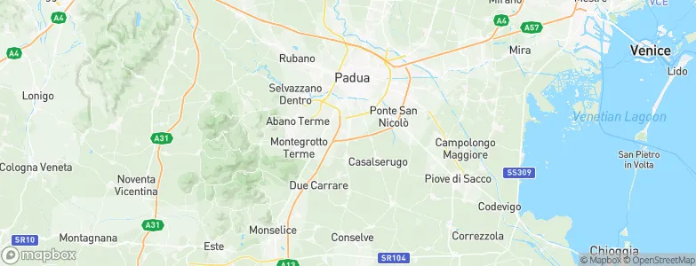 Albignasego, Italy Map