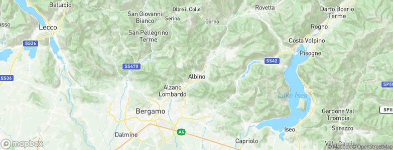 Albino, Italy Map