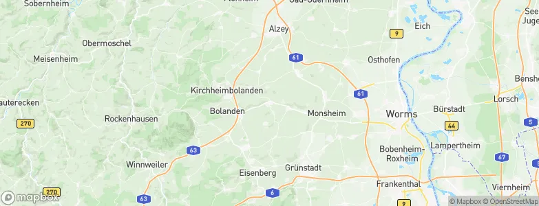 Albisheim, Germany Map