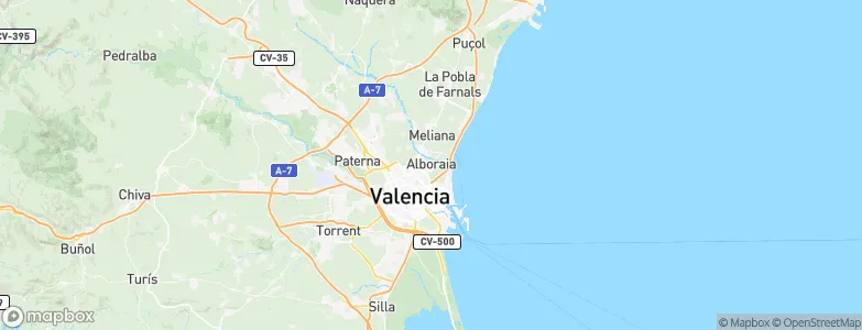 Alboraya, Spain Map