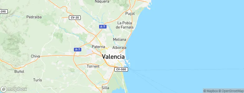 Alboraya, Spain Map