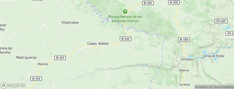Alborea, Spain Map