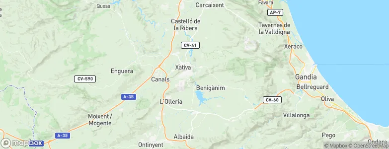 Alboy, Spain Map