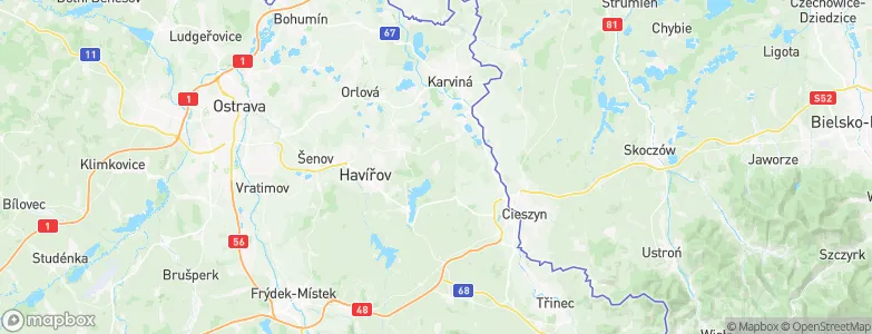 Albrechtice, Czechia Map