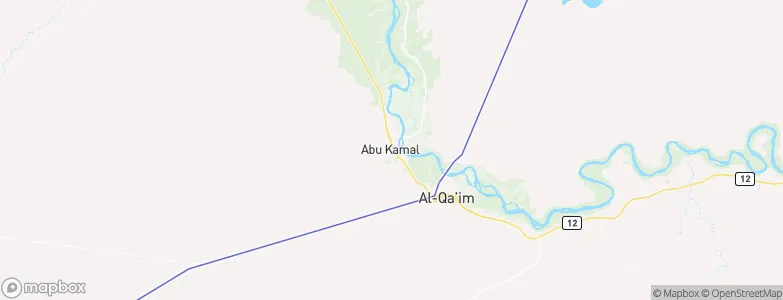 Ālbū Kamāl, Syria Map