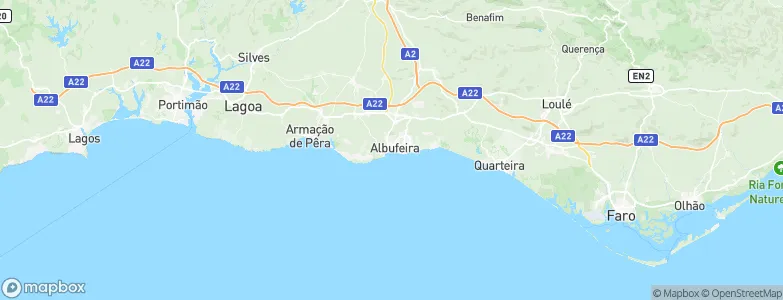 Albufeira, Portugal Map