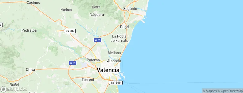 Albuixech, Spain Map