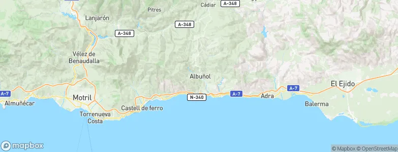 Albuñol, Spain Map