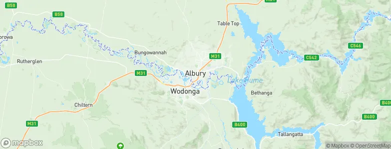 Albury, Australia Map