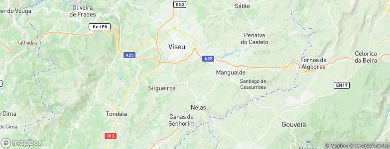 Alcafache, Portugal Map