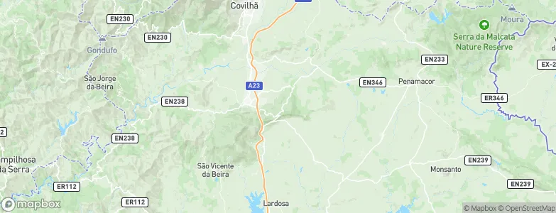 Alcaide, Portugal Map