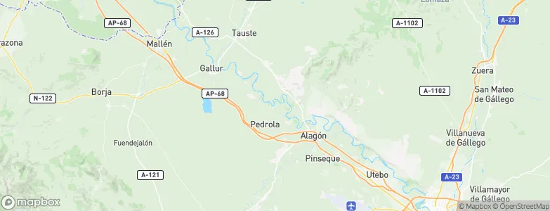 Alcalá de Ebro, Spain Map
