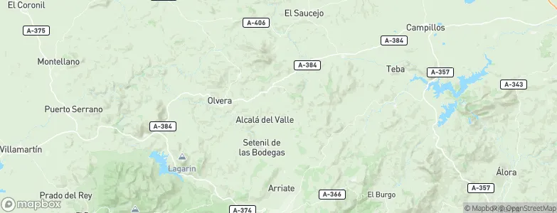 Alcalá del Valle, Spain Map