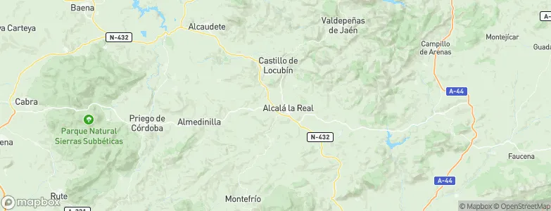 Alcalá la Real, Spain Map