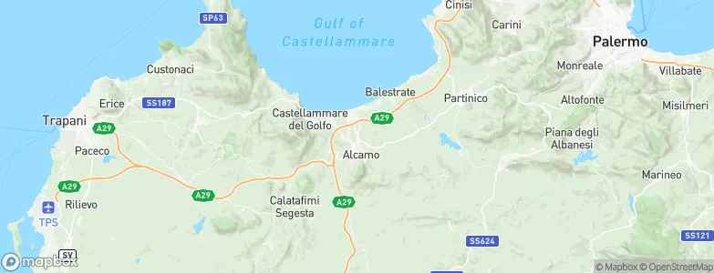 Alcamo, Italy Map