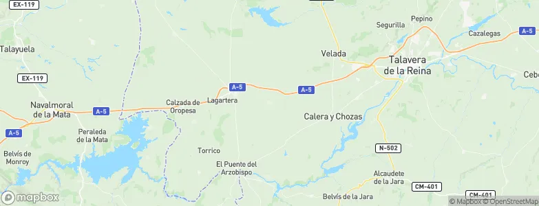 Alcañizo, Spain Map