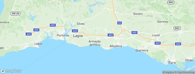 Alcantarilha, Portugal Map