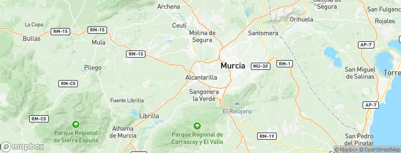 Alcantarilla, Spain Map