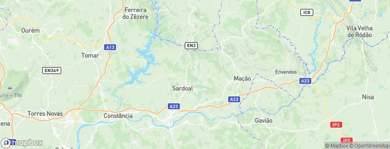 Alcaravela, Portugal Map