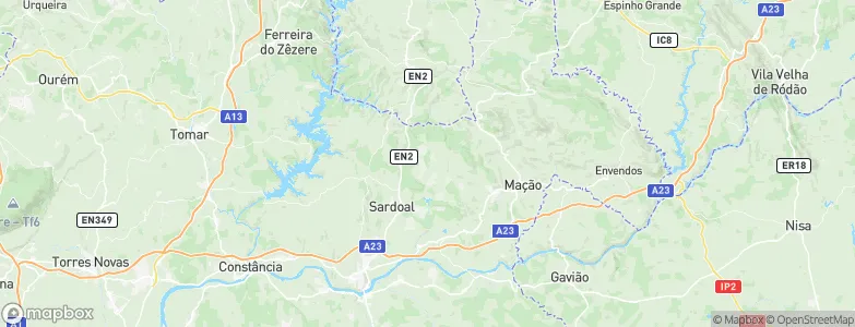 Alcaravela, Portugal Map