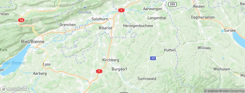 Alchenstorf, Switzerland Map