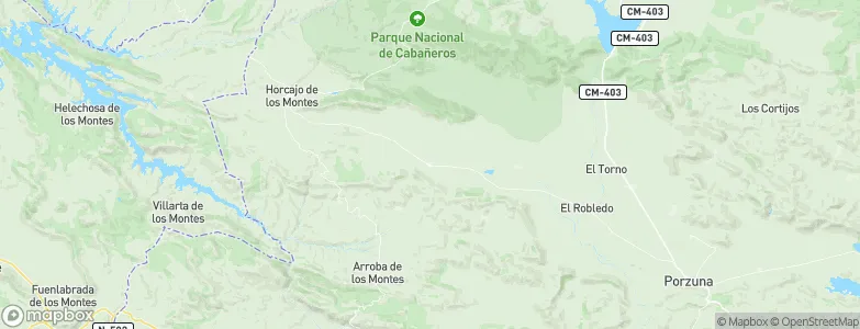 Alcoba, Spain Map