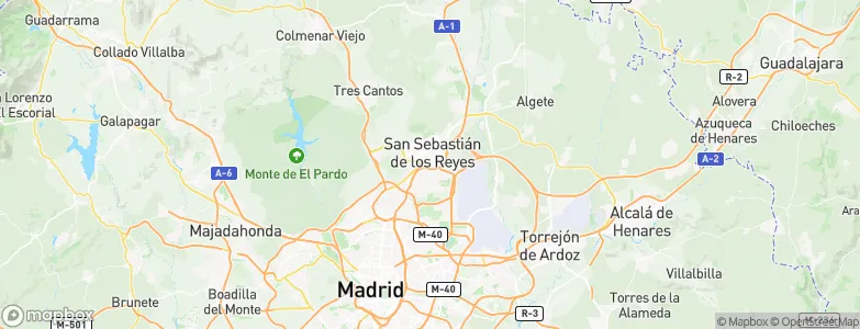 Alcobendas, Spain Map