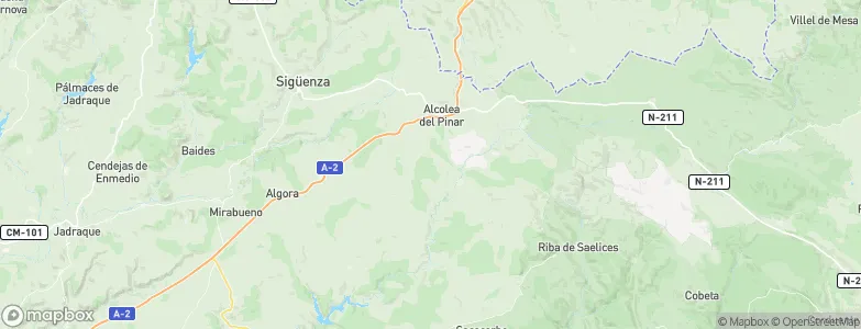 Alcolea del Pinar, Spain Map
