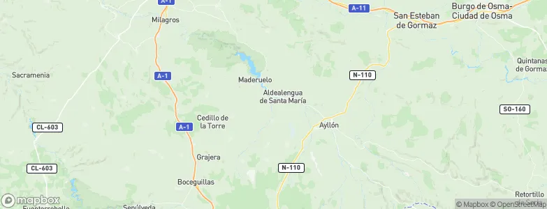 Alconada de Maderuelo, Spain Map