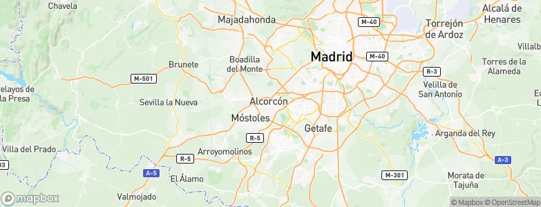 Alcorcón, Spain Map