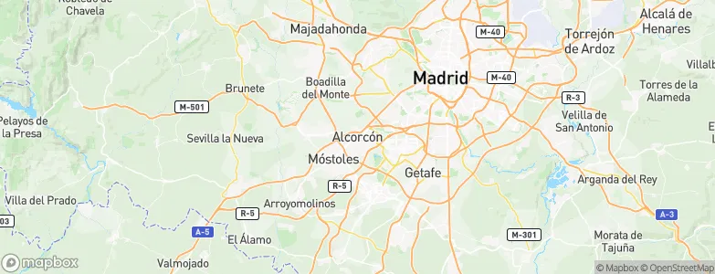 Alcorcón, Spain Map