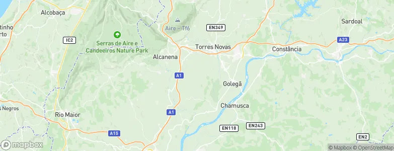 Alcorochel, Portugal Map